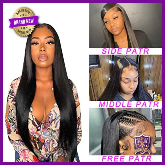 13x4 HD Lace Front Wig Brazilian Virgin Human Hair Glueless Pre Plucked main image 6